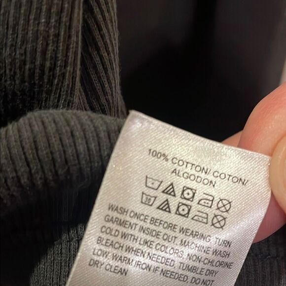 Lucky Brand Charcoal Relaxed Long Sleeve Top - Picture 5 of 8